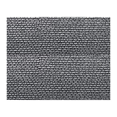 MURO DE PIEDRA NATURAL 370x125x6mm 2UD FALLER 170861 ESCALA H0