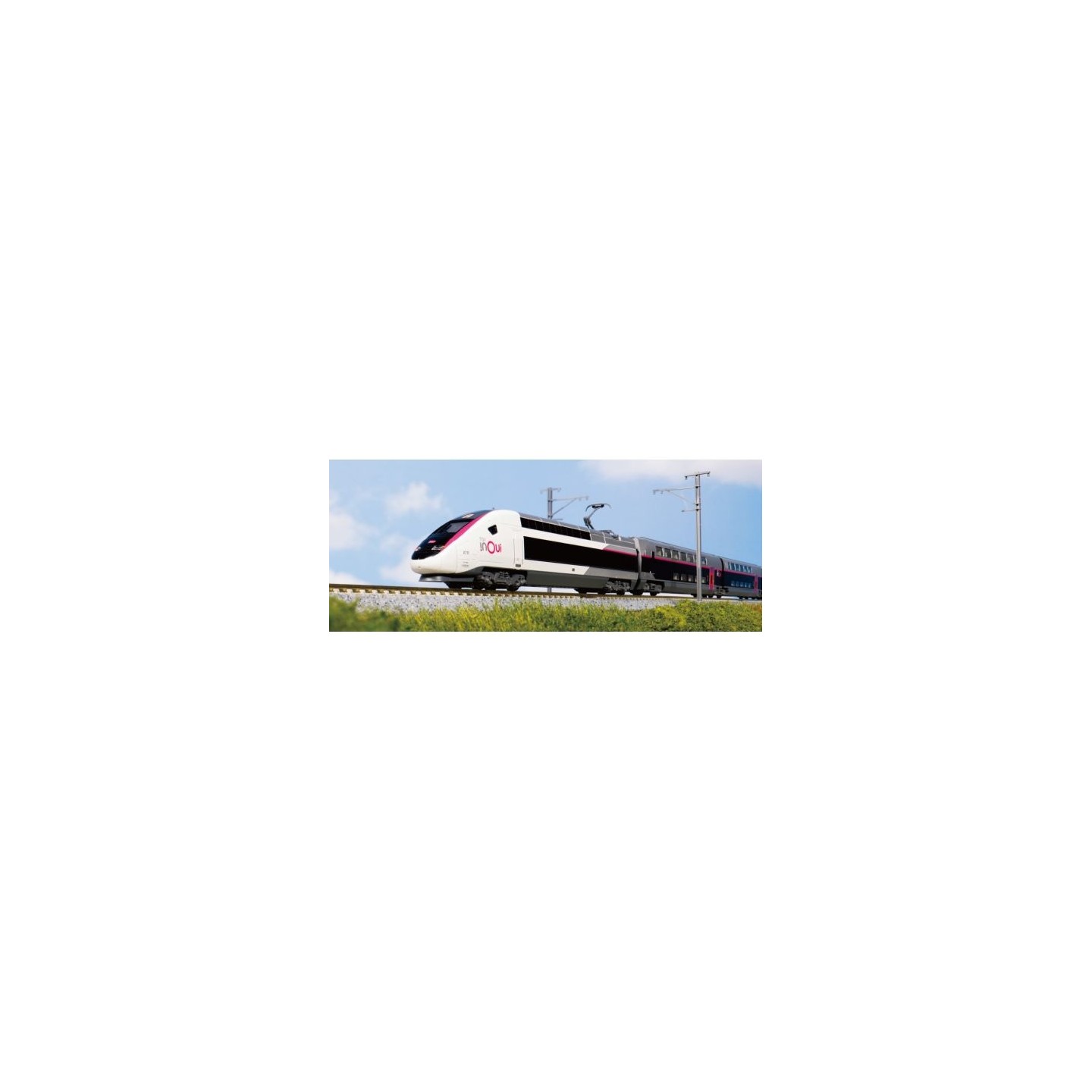 SET TGV EURODUPLEX INOUI" KATO 102131 ESCALA N"