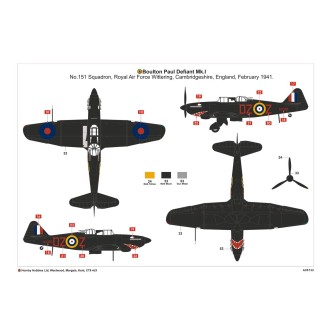 AVION BOLTON PAUL DEFIANT BF.1 AIRFIX 05132 ESCALA 1/48