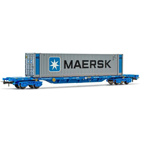 VAGON CONTENEDOR MAERSK" ELECTROTREN HE6044 ESCALA H0"