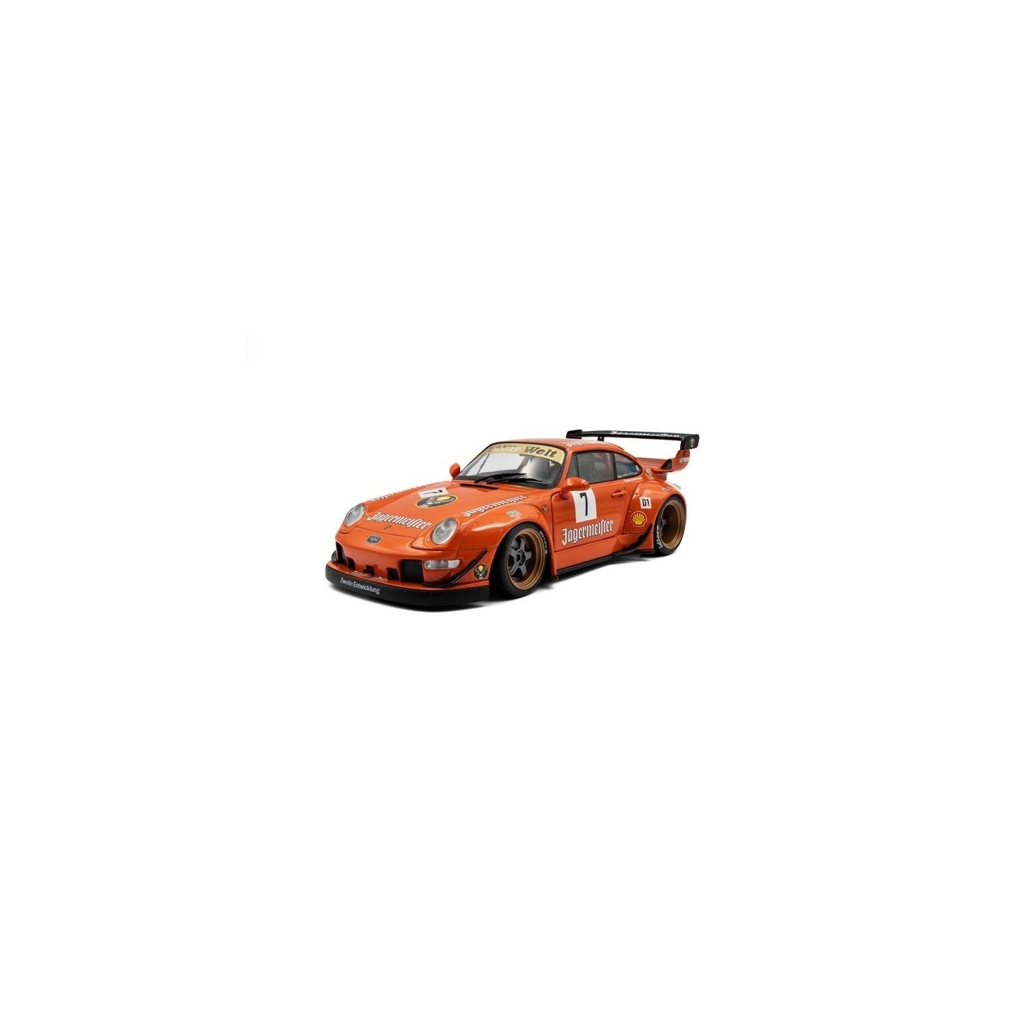 PORSCHE 911 (993) NARANJA SOLIDO 1808506 ESCALA 1/18