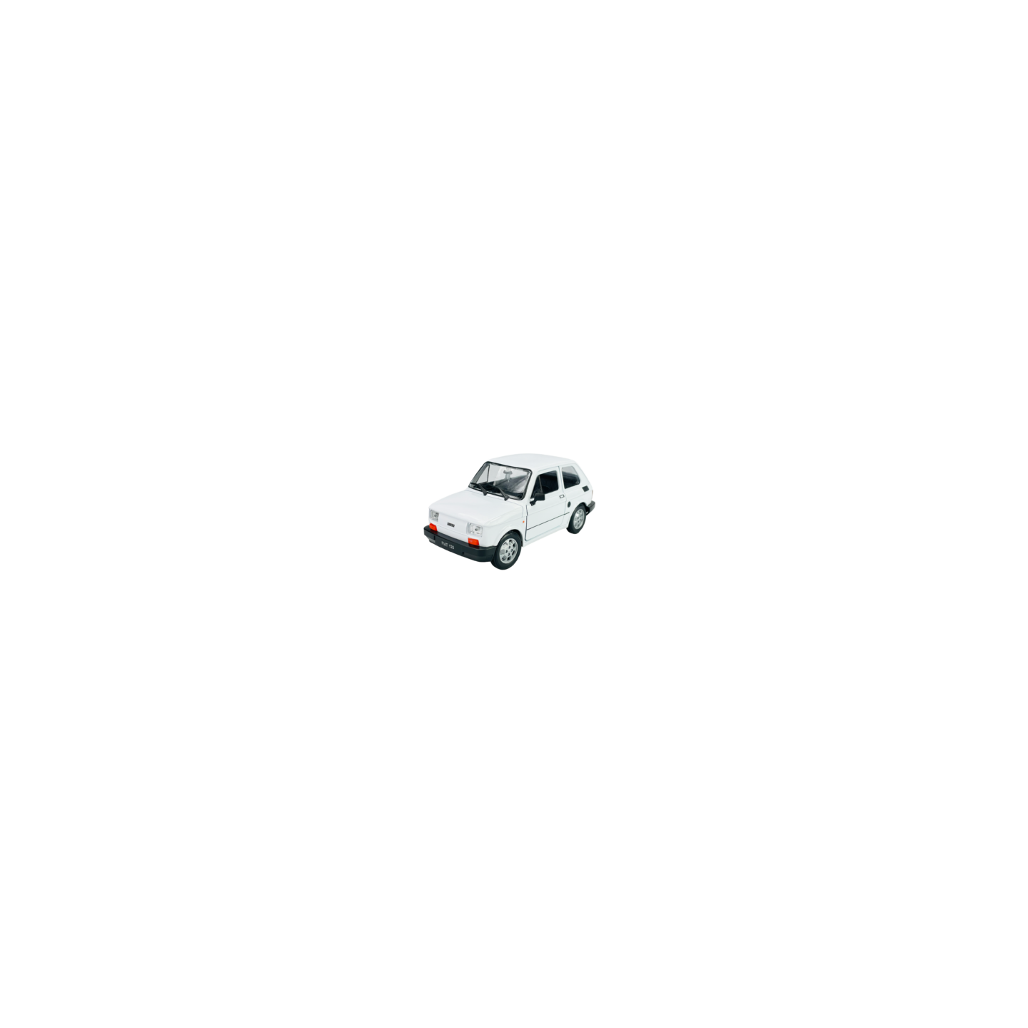 FIAT 126 (SEAT 126) BLANCO WELLY 24066 ESCALA 1/24