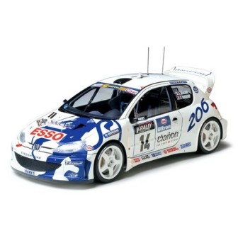 PEUGEOT 206 WRC TAMIYA 24221 ESCALA 1/24
