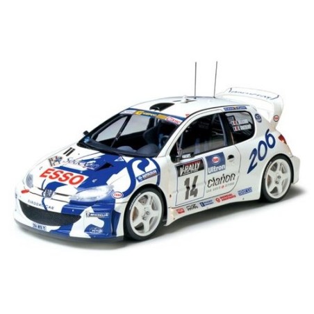 PEUGEOT 206 WRC TAMIYA 24221 ESCALA 1/24