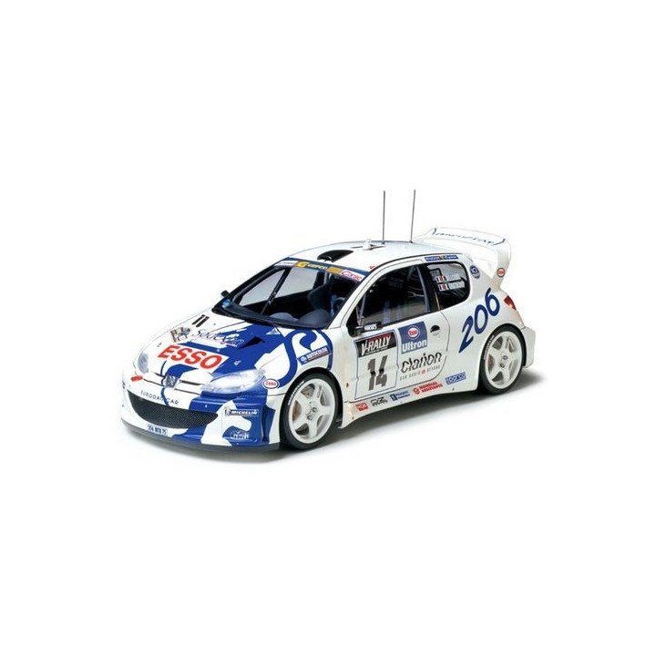 PEUGEOT 206 WRC TAMIYA 24221 ESCALA 1/24