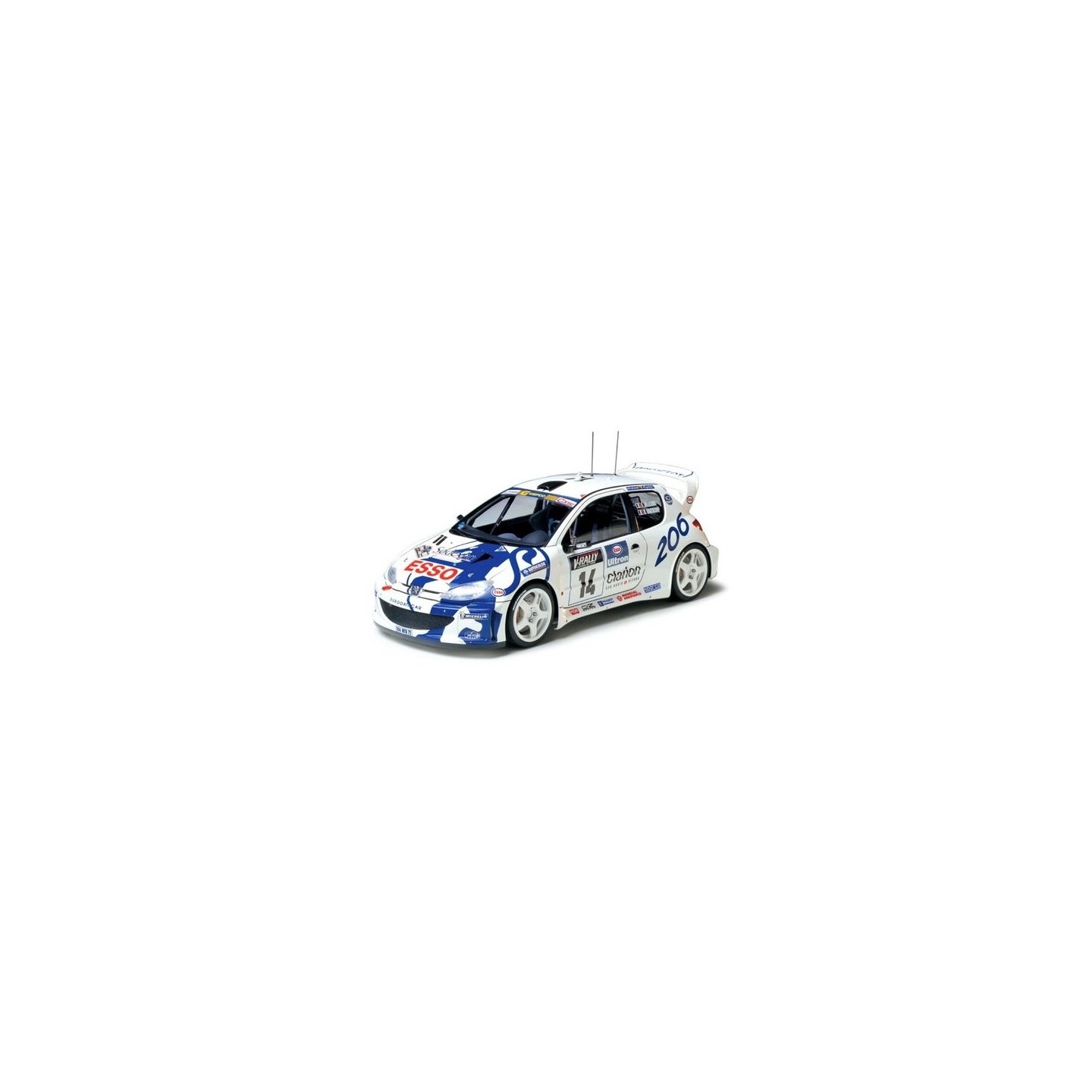 PEUGEOT 206 WRC TAMIYA 24221 ESCALA 1/24