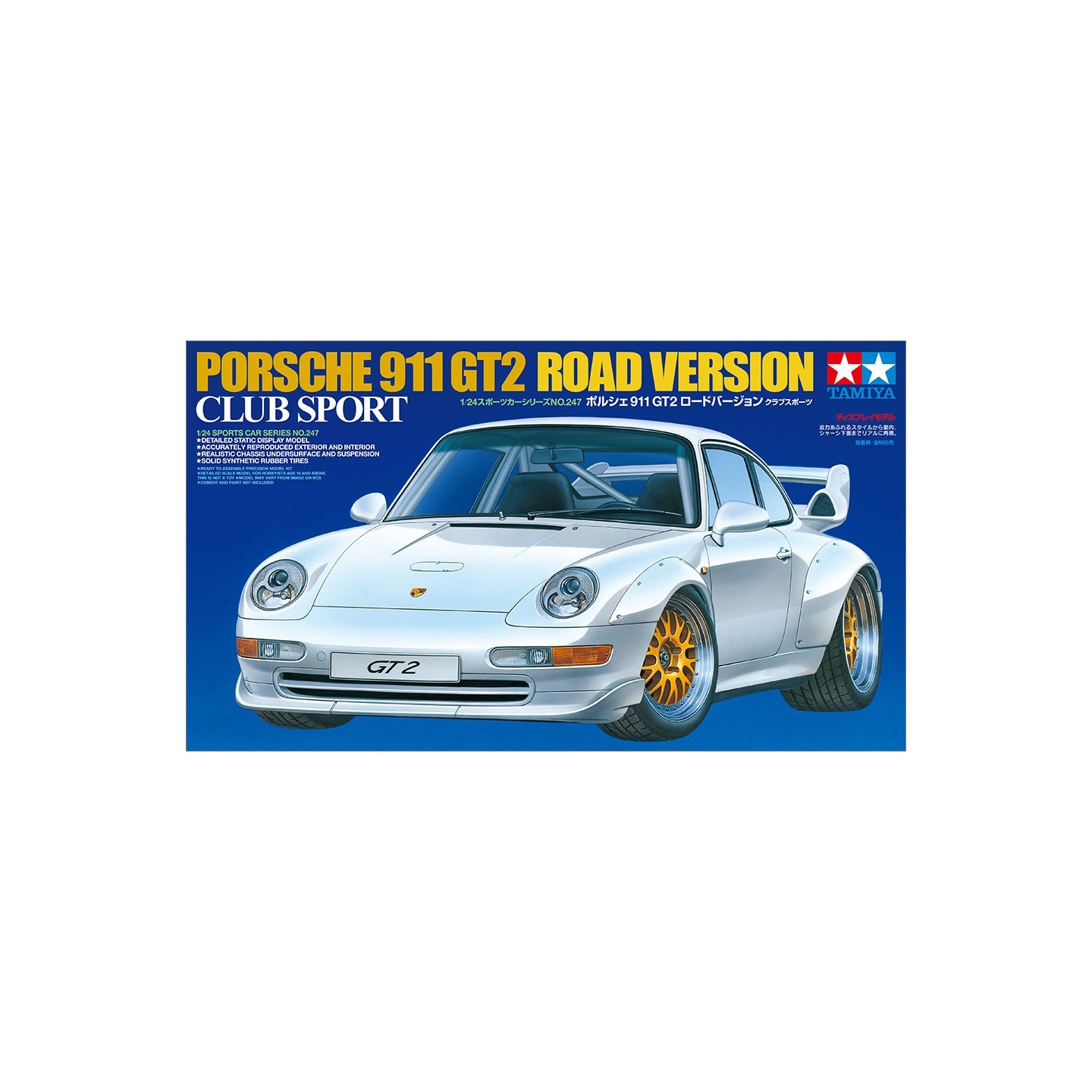 PORSCHE 911 GT2 TAMIYA 24247 ESCALA 1/24