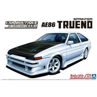 TOYOTA  TRUENO" 1985 CAR BOUTIQUE AE86 AOSHIMA 05863 ESCALA 1/24"