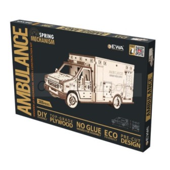 AMBULANCIA DE MADERA MECANICA 386pz EWA 59500401