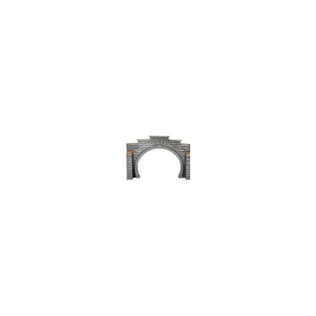 PANEL DECORATIVO PORTAL DE TUNEL 2 VIAS 210x140mm NOCH 58052 ESCALA H0