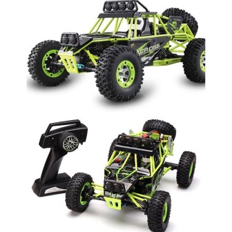 ROCK CLIMBING ACROSS 4X4 VERDE WLTOYS 12427 ESCALA 1/12