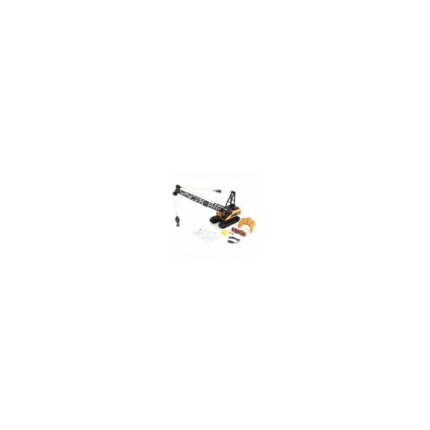 GRUA BRAZO METALICO RADIO CONTROL HUINA 1572 ESCALA 1/14