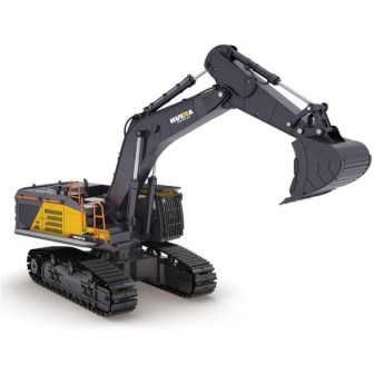 EXCAVADORA RADIO CONTROL VOLVO" 22 FUNCIONES HUINA 1592 ESCALA 1/14"