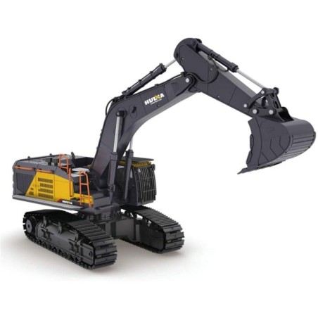 EXCAVADORA RADIO CONTROL VOLVO" 22 FUNCIONES HUINA 1592 ESCALA 1/14"