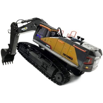 EXCAVADORA RADIO CONTROL VOLVO" 22 FUNCIONES HUINA 1592 ESCALA 1/14"