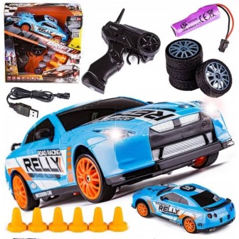 COCHE RADIOCONTROL DRIFT RELLY HBTOYS SC24A08 ESCALA 1/24