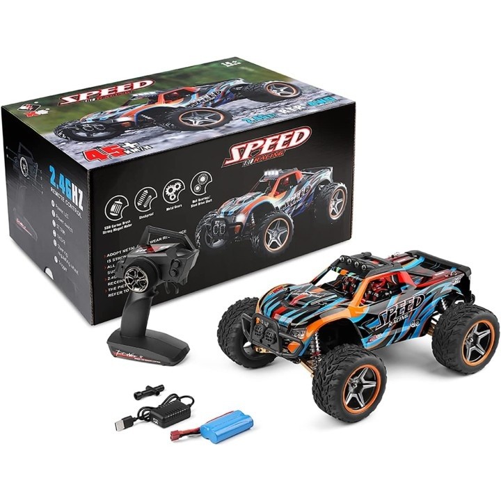 MONSTER TRUCK SPEED RADIOCONTROL WLTOYS 104009 ESCALA  1/10