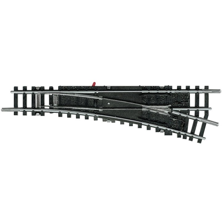DESVIO DERECHA R4 15º MANUAL MINITRIX 14939 ESCALA N