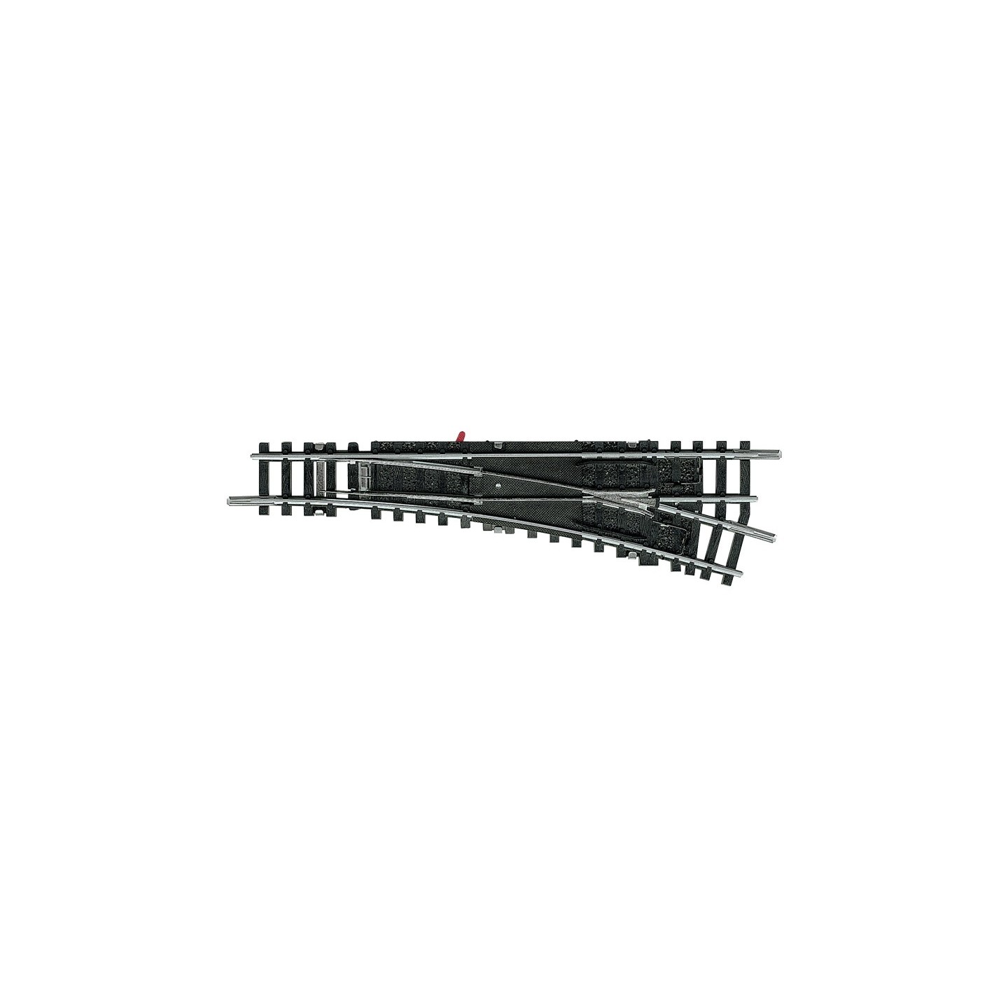 DESVIO DERECHA R4 15º MANUAL MINITRIX 14939 ESCALA N