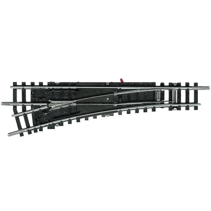 DESVIO IZQUIERDA R4 15º MANUAL MINITRIX 14938 ESCALA N