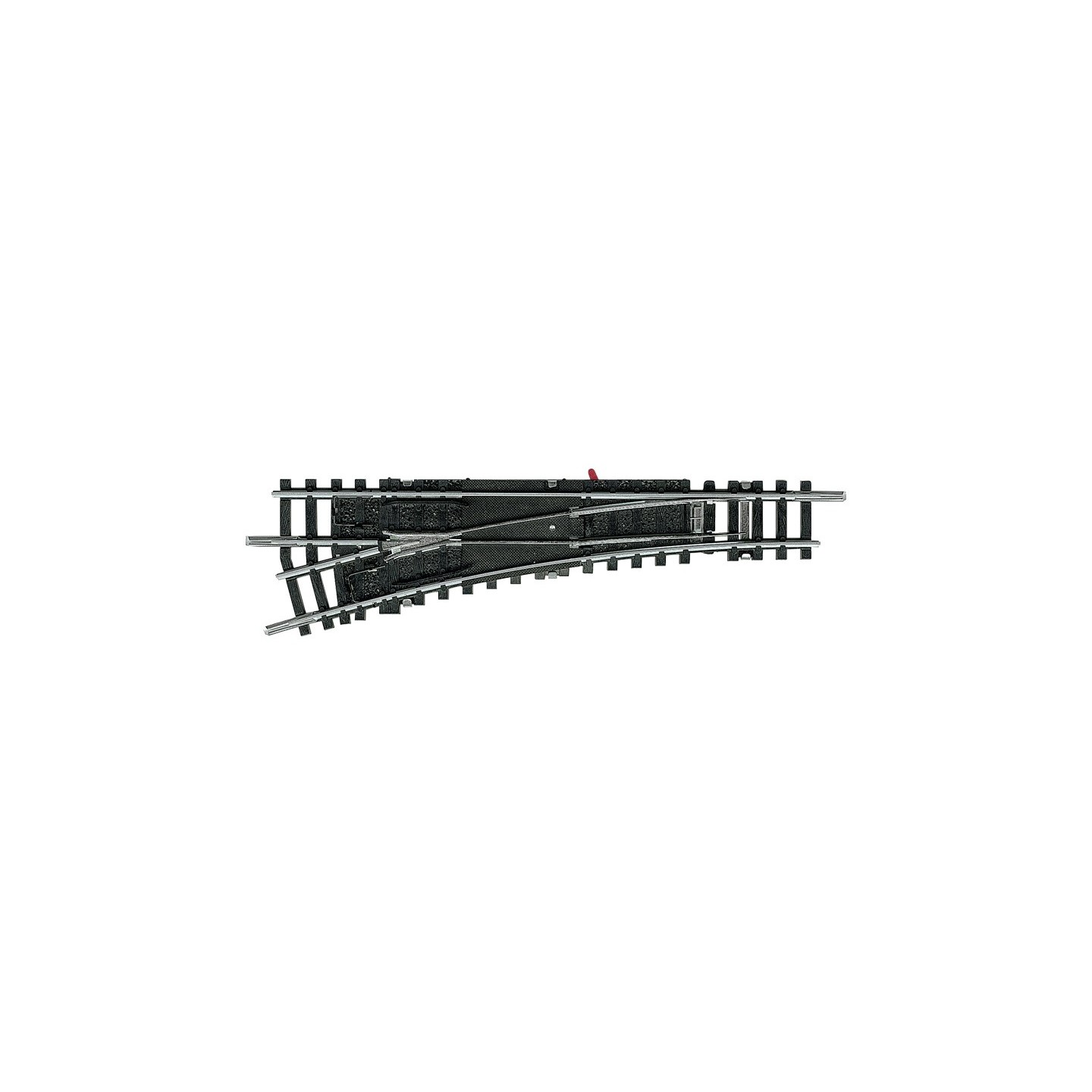 DESVIO IZQUIERDA R4 15º MANUAL MINITRIX 14938 ESCALA N