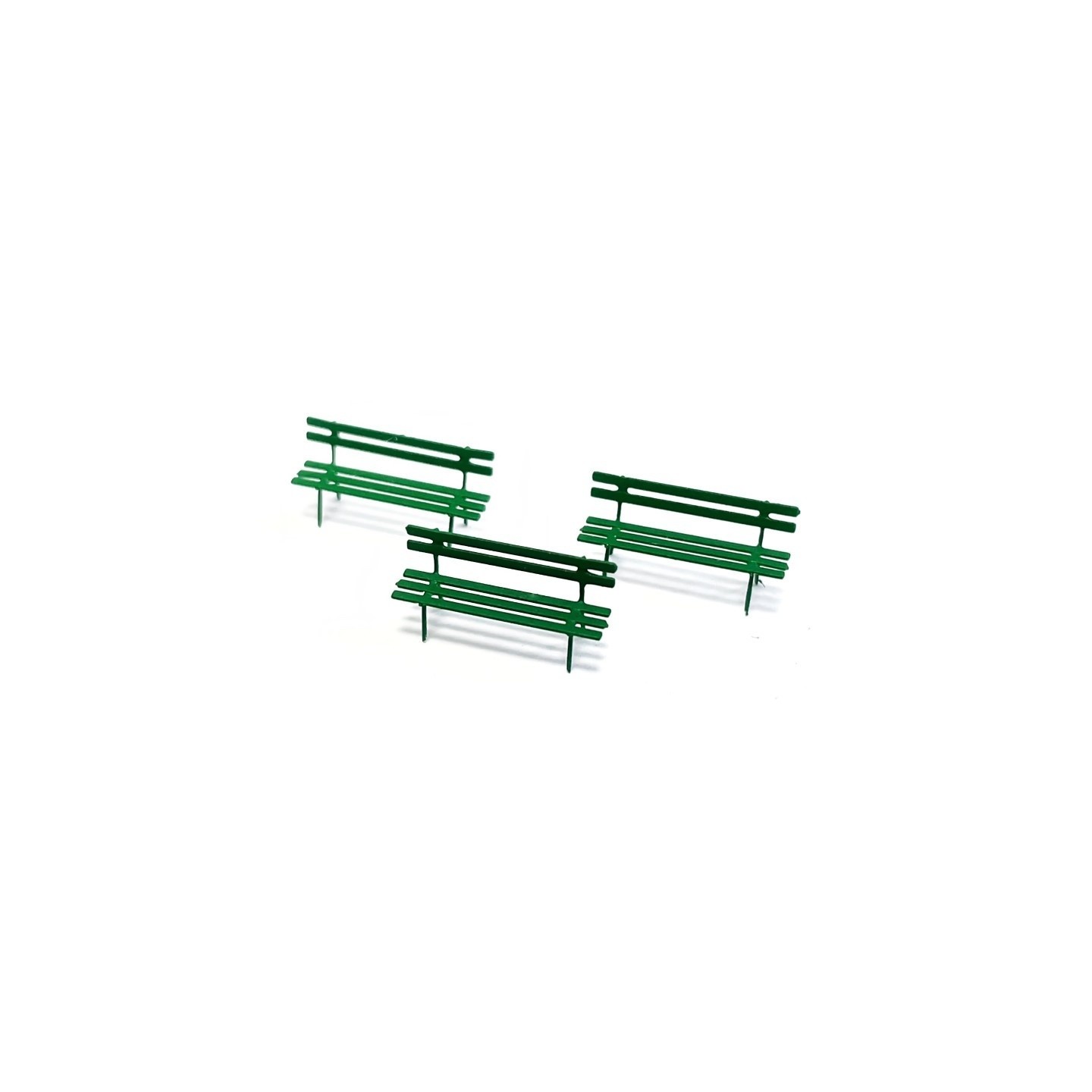 BANCOS DE PARQUE VERDES N-TRAIN 211065 ESCALA N