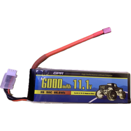 BATERIA 11,1V 6000mAh Li-Po 50C (T-DEAN)