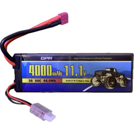 BATERIA 11,1V 4000mAh Li-Po 50C HARDCASE (T-DEAN)