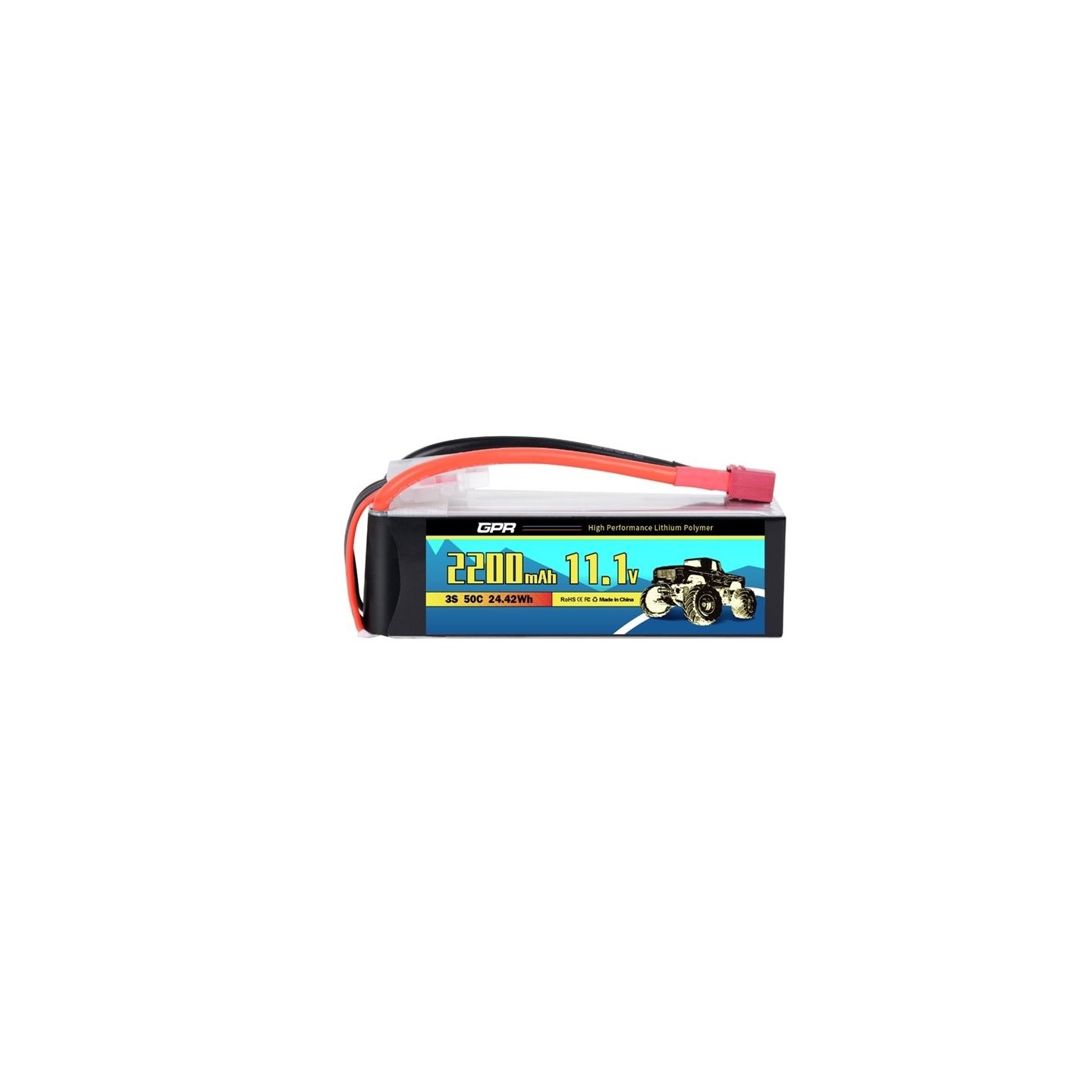 BATERIA 11,1V 2200 mAh 50C Li-Po (T-DEAN)