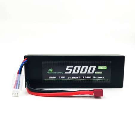 BATERIA Li-Po 7,4V 5000mAh 50C HARDCASE (T-DEAN)