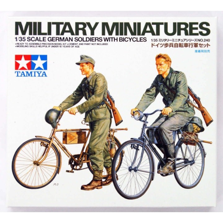 SOLDADOS ALEMANES EN BICICLETA TAMIYA 35240 ESCALA 1/35