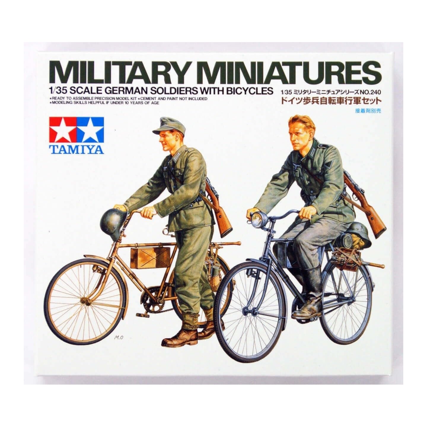 SOLDADOS ALEMANES EN BICICLETA TAMIYA 35240 ESCALA 1/35