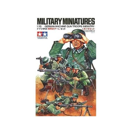 INFANTERIA ALEMANA CON AMETRALLADORA TAMIYA 35038 ESCALA 1/35