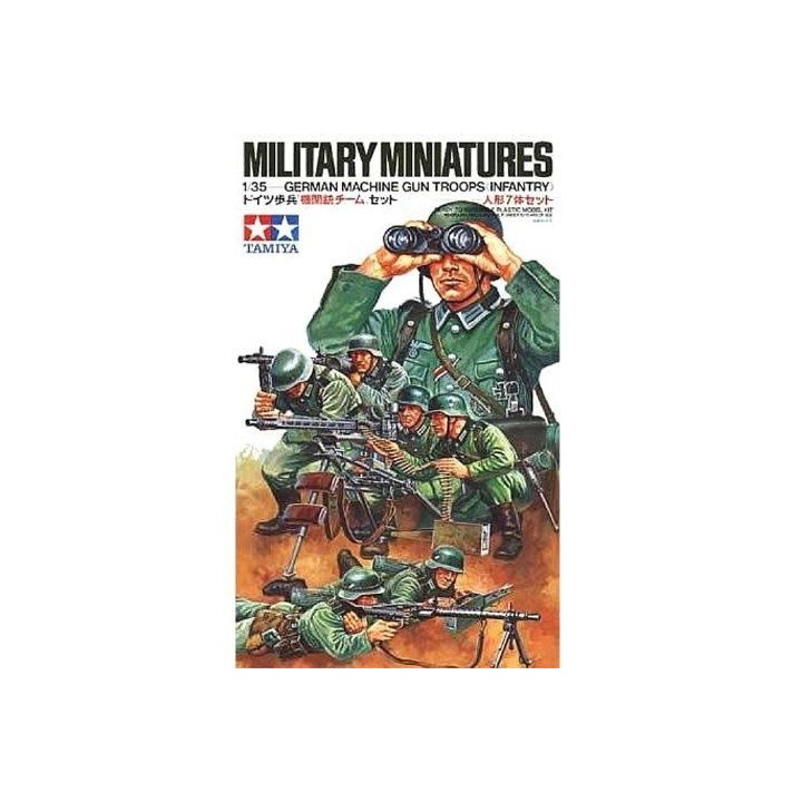 INFANTERIA ALEMANA CON AMETRALLADORA TAMIYA 35038 ESCALA 1/35