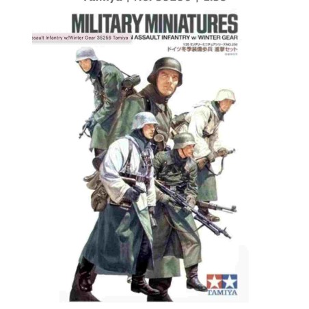 INFANTERIA DE ASALTO INVIERNO" EJERCITO ALEMAN TAMIYA 35256 ESCALA 1/35"