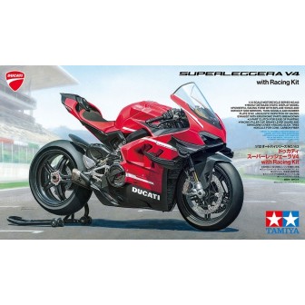 DUCATI SUPERLEGGERA" V4 TAMIYA 14143 ESCALA 1/12"