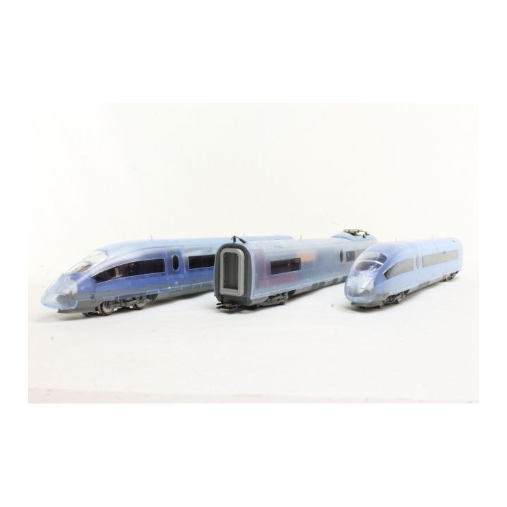 LOCOMOTORA ICE 3 TRANSPARENT MHI DIGITAL MARKLIN 37789 ESCALA H0 AC