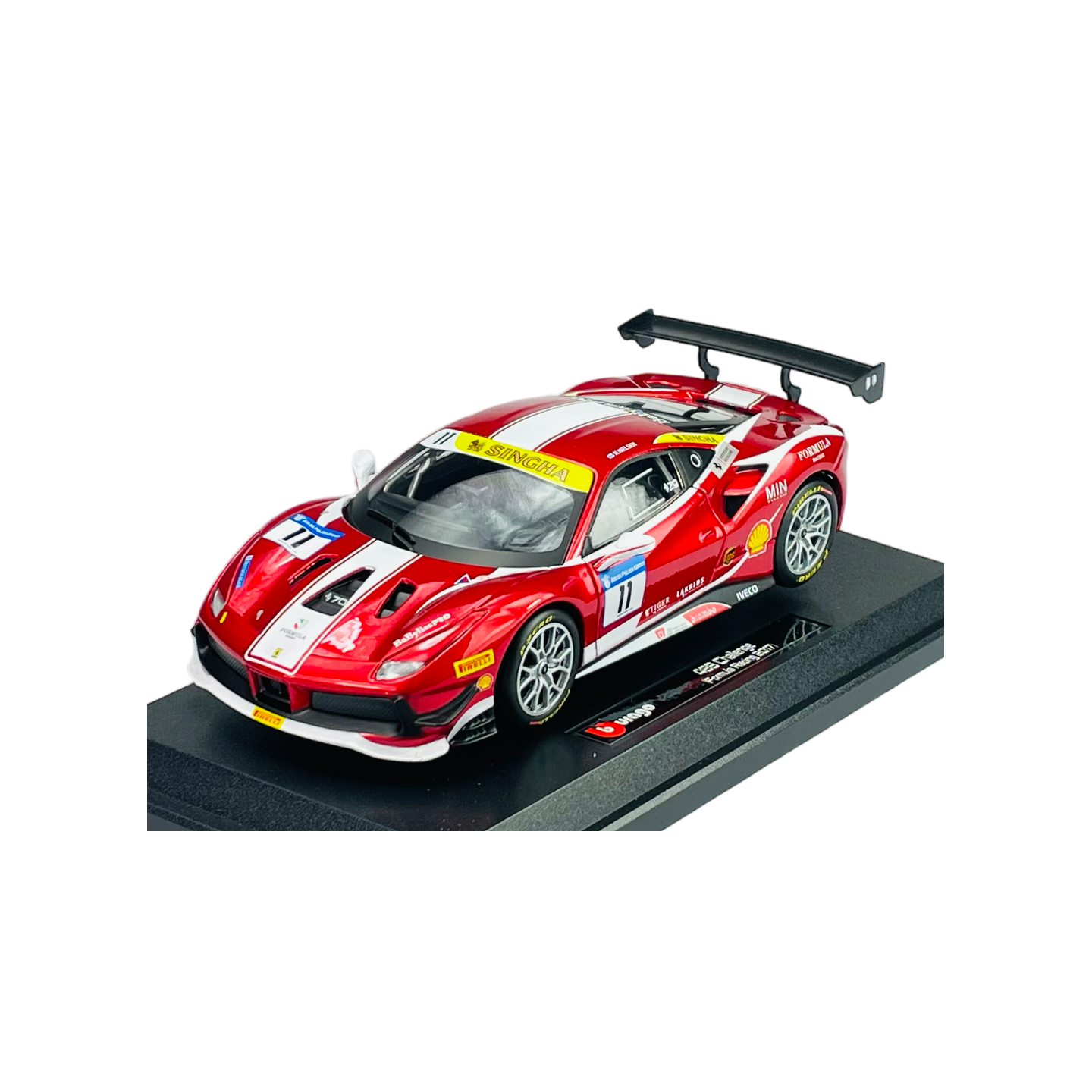 FERRARI 488 CHALLENGER 2017" BBURAGO 26308 ESCALA 1/24"