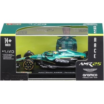 F1 ASTON MARTIN FERNANDO ALONSO 2025" BBURAGO 38251 ESCALA 1/43"