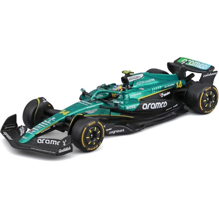 F1 ASTON MARTIN FERNANDO ALONSO 2025" BBURAGO 38251 ESCALA 1/43"