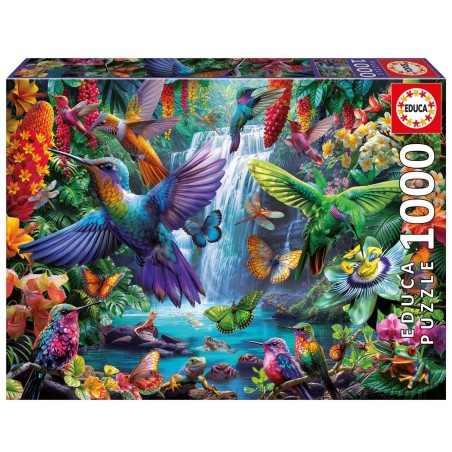 PUZZLE COLIBRIES TROPICALES 1000 PIEZAS EDUCA 20555