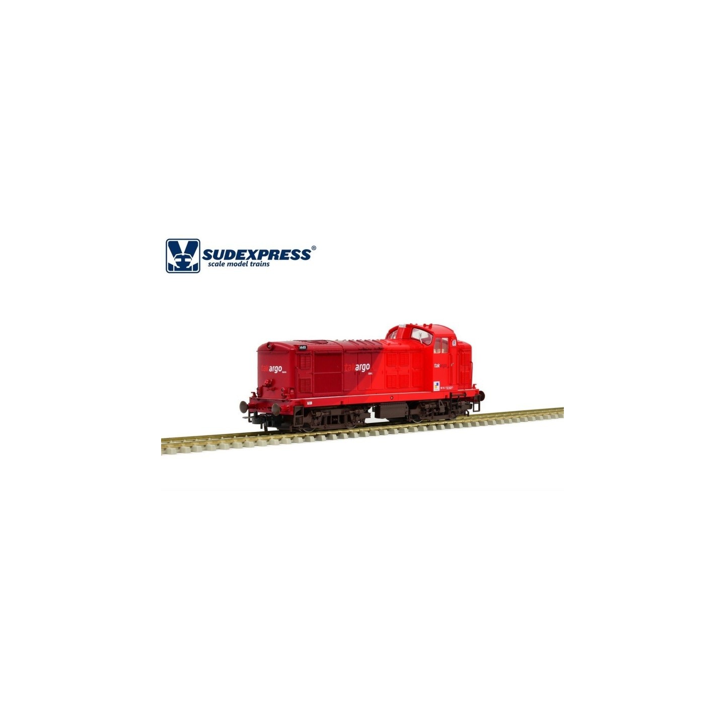LOCOMOTORA DIESEL MANIOBRAS TAKARGO" SUDEXPRESS S144923 ESCALA H0"