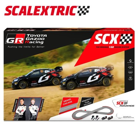 CIRCUITO TOYOTA GAZOO RACING" SCALEXTRIC ORIGINAL U10571X500 ESCALA 1/32"