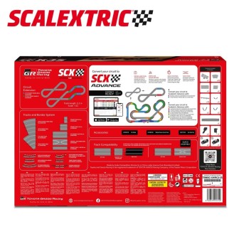 CIRCUITO TOYOTA GAZOO RACING" SCALEXTRIC ORIGINAL U10571X500 ESCALA 1/32"