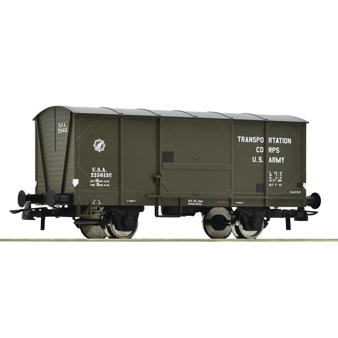 VAGON MERCANCIAS U.S.A ARMY ROCO 76316 ESCALA H0