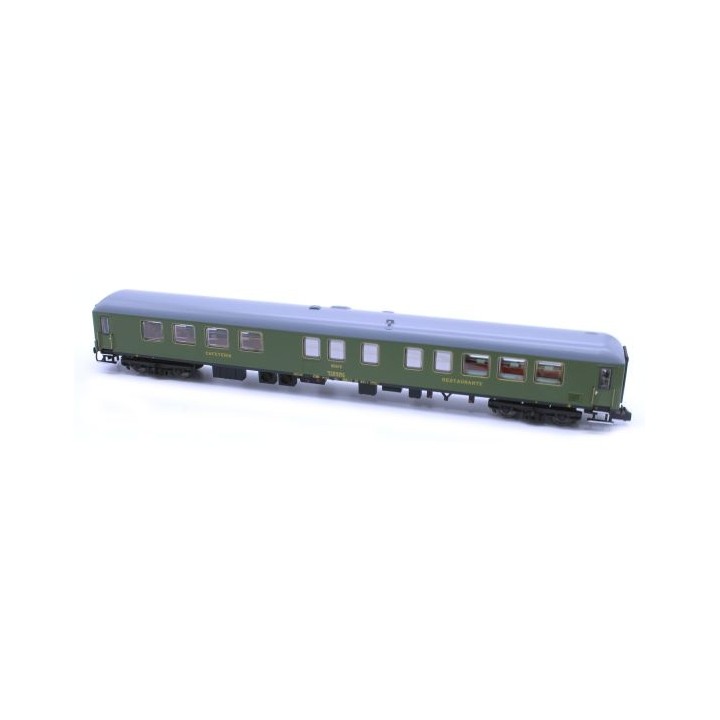 COCHE RESTAURANTE RRR-8002 RENFE VERDE UIC. MFTRAIN N50782 ESCALA N