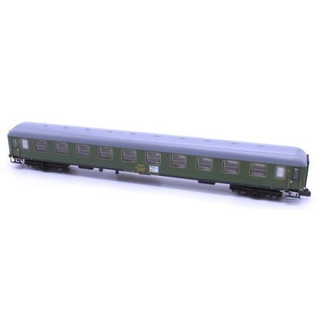 COCHE 2ª CLASE BB-8010 RENFE VERDE UIC CON LOGO MUNDIAL MFTRAIN N50851 ESCALA N