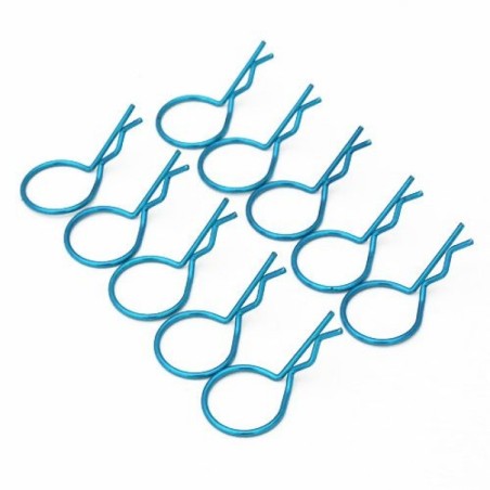 10 CLIPS AZUL DE ARO GRANDE PARA RC CPV 59909B