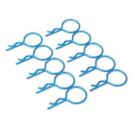 10 CLIPS AZUL DE ARO GRANDE PARA RC CPV 59902B