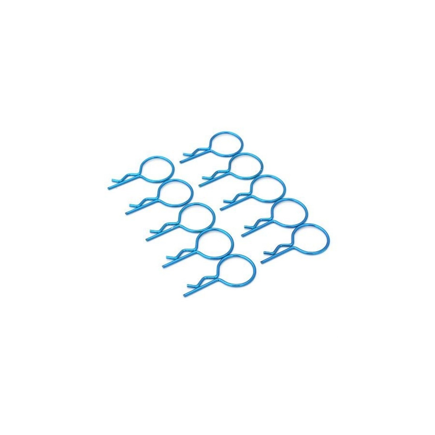 10 CLIPS AZUL DE ARO GRANDE PARA RC CPV 59902B